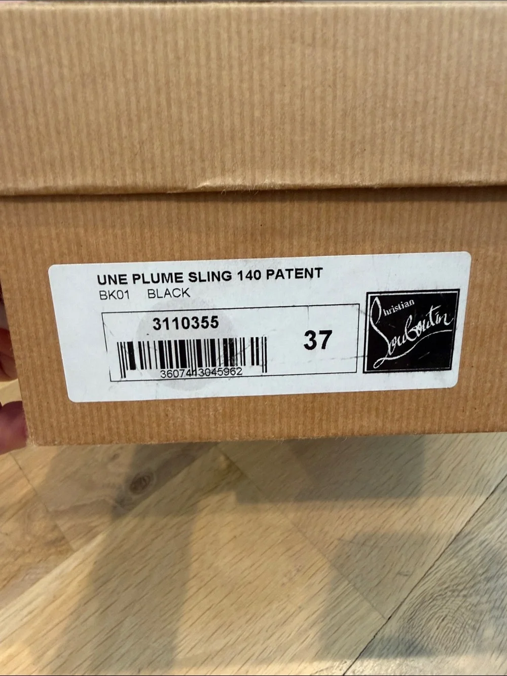 Christian Louboutin black patent